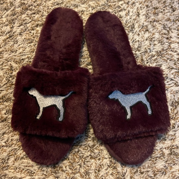 VINTAGE Victoria’s Secret PINK Slippers- medium - Picture 7 of 7